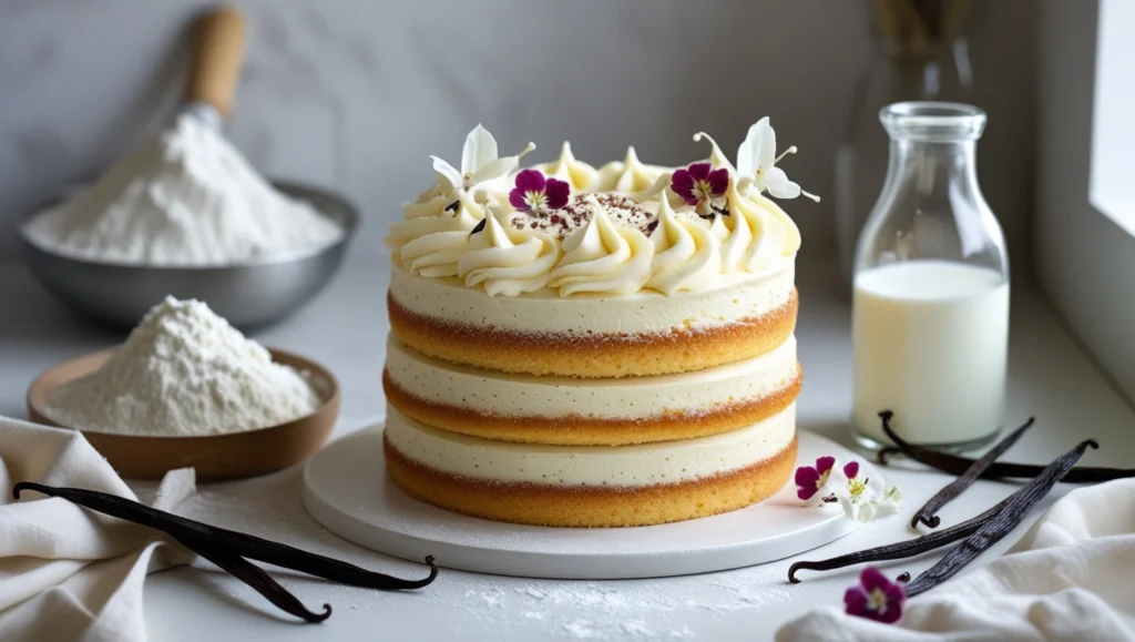 Vanilla Bean Layer Cake Recipe
