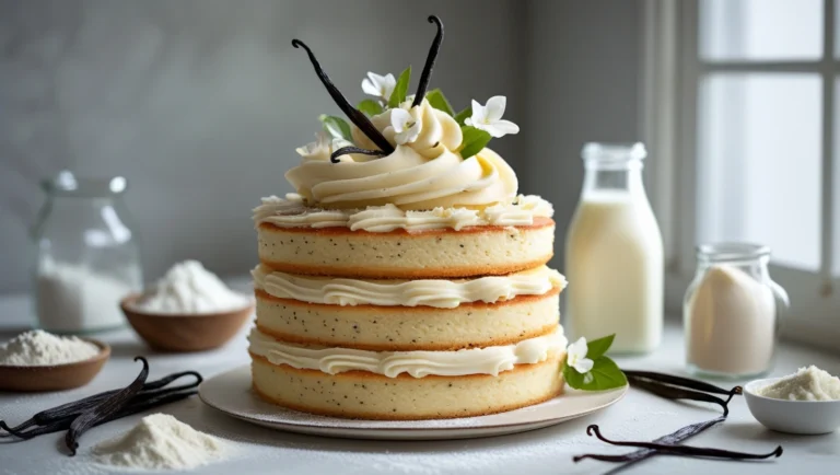 Best Vanilla Bean Layer Cake Recipe-How to Make It