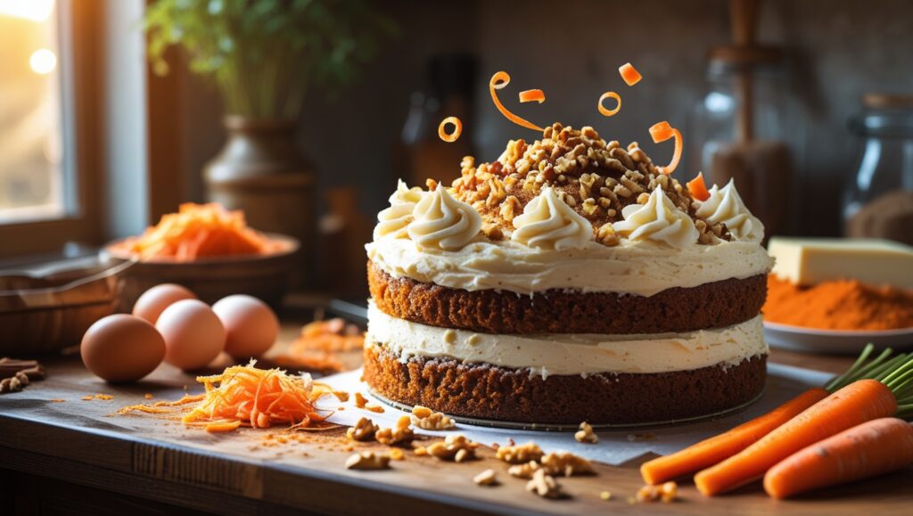 Carrot Cake with Cream Cheese Frosting Recipe
