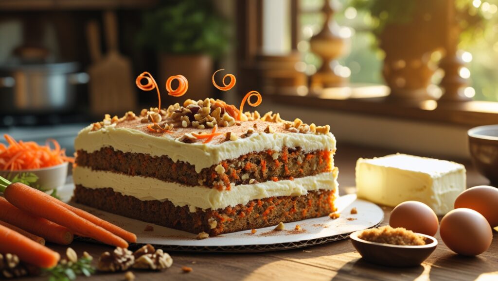 Carrot Cake with Cream Cheese Frosting Recipe